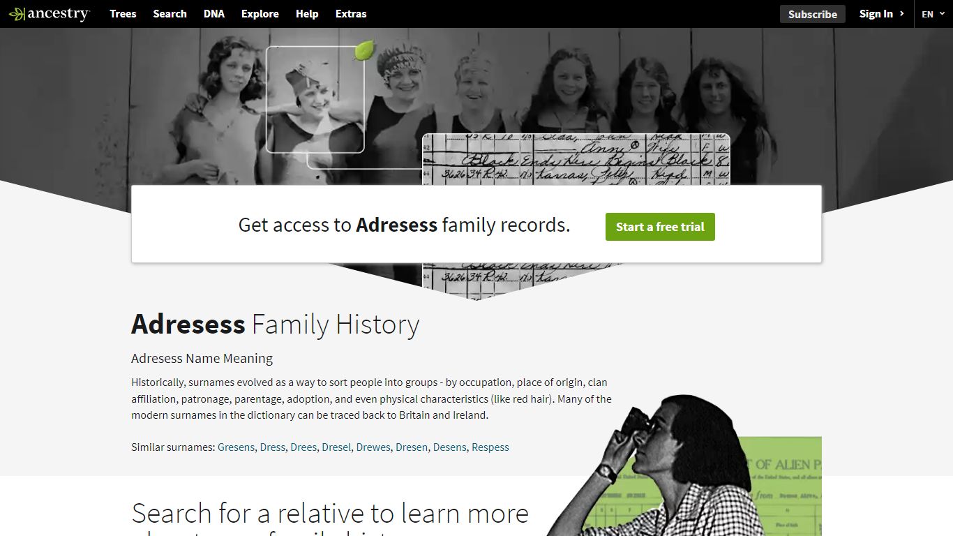 Adresess Name Meaning & Adresess Family History at Ancestry.com®